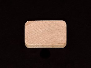 Wood Rectangle Cutout Shape - Rounded Corners