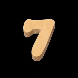 (image for) "7" Number - 3/4" Tall x 3/16" Thick *TBD