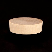 1" Birch Wood Flat Head Plug