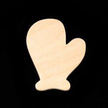 Mitten Cutout - Hand Cut Plywood - Medium
