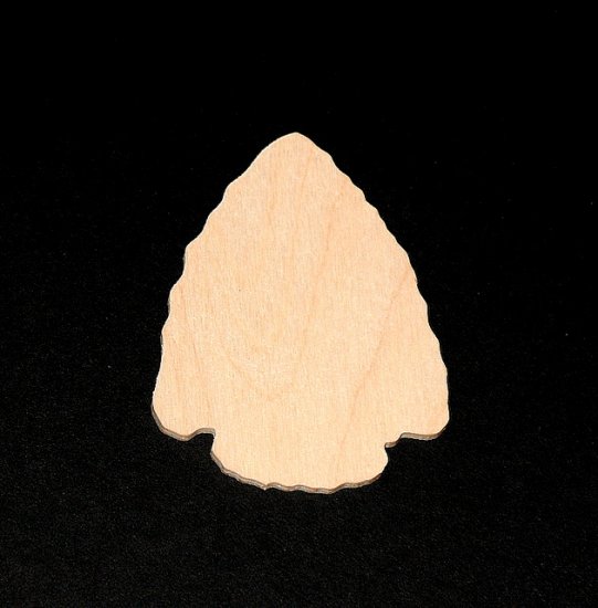 Arrowhead Cutout - Hand cut Plywood