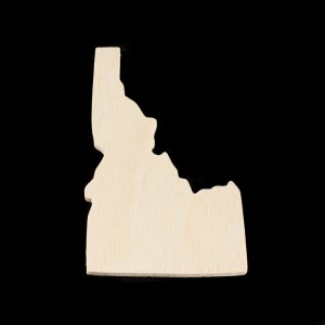(image for) Idaho State Cutout - Hand Cut Plywood (Special Order)