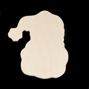 Large Santa Face Cutout - Hand Cut Plywood