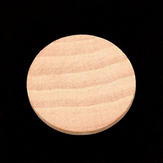 Wood Disc - 1-1/2" Diameter x 1/8" Thick