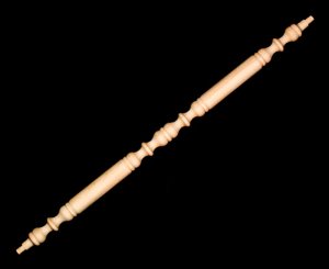 (image for) 24-1/4" x 1-1/8" Wood Baby Crib Spindle with a 3/8" Tenon