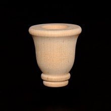 Wood Tulip Candle Cup - 1-15/16" Tall