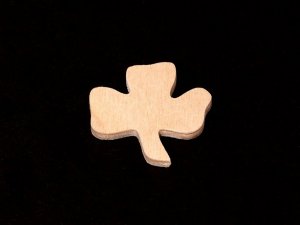 (image for) Shamrock Cutout - Hand Cut Plywood