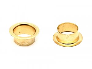 Long Sleeve Brass Plated Insert - Fits 7/8" Hole
