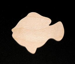 Fish Cutout - Goldfish Cutout - Hand Cut Plywood