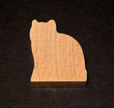 Cat Wood Cutout Shape