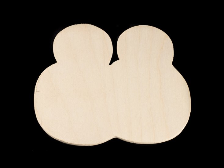 (image for) Twin Snowmen - Hand Cut Plywood